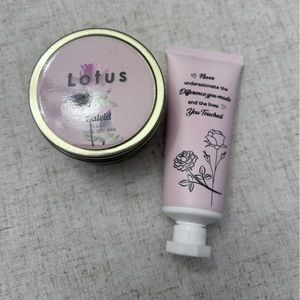 Mini candle & hand cream